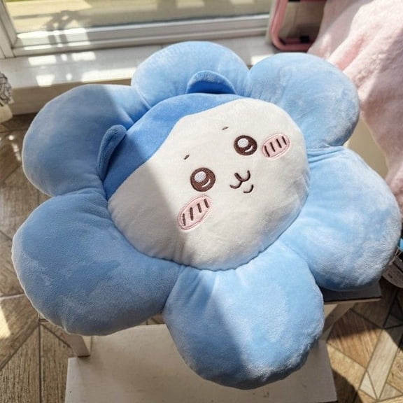 Chiikawa Usagi Hachiware Cartoon Cushion Thickened Soft Seat Pad Cute Cartoon Bay Window Office Long Sitting Chair Bolster