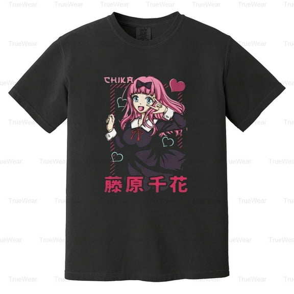 Chika Fujiwara, Kaguya Sama, Love Is War, Anime, Manga, Waifu, Student Comfort Color T-Shirt Unisex, up to 4XL