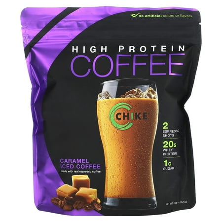 Chike Nutrition High Protein Iced Coffee (16oz Bag) Flavor: Caramel