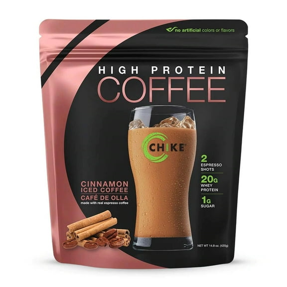 Chike Nutrition High Protein Iced Coffee (16oz Bag) Flavor: Cinnamon