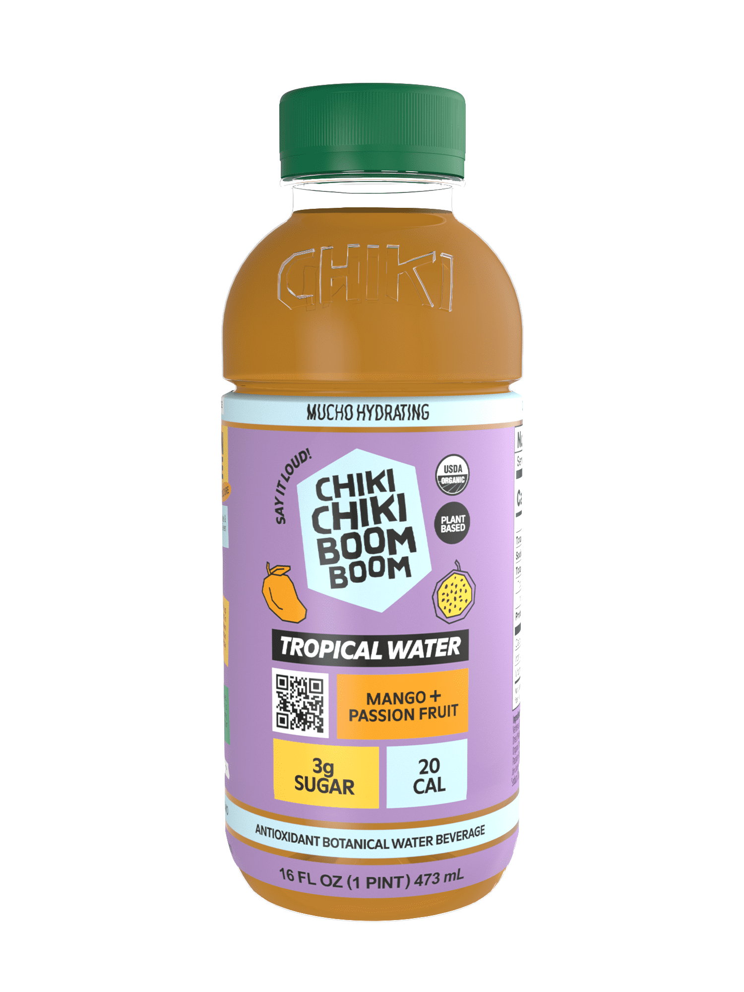 Chiki Chiki Boom Boom Mango + Passion Fruit Organic Tropical Water