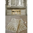 thumbnail image 1 of Chilai Home by Alessia - Wave - Ecru Bathmat Set, 1 of 5