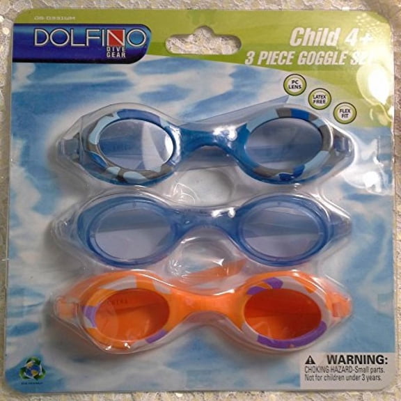 Child 4+ 3 Piece Goggle Set