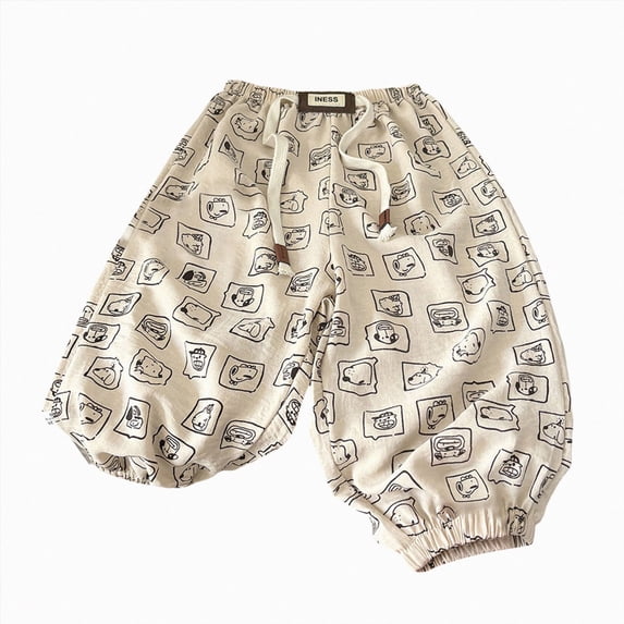 Child 6-7 Years Boys Pants Cargo Sweatpants Joggers Pants Drawstring Pockets 6-12 Months 12-24 Months 2T 3T 4T 5T 6T 7T 8T 9T Children Coffee Daily Play Pants