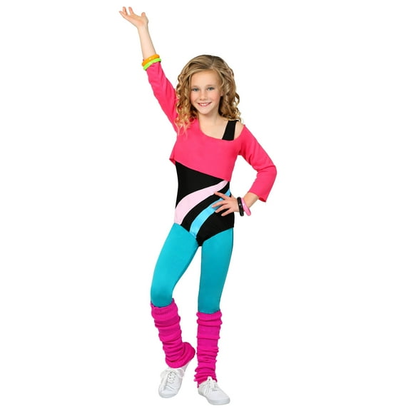 Child 80's Workout Girl Costume