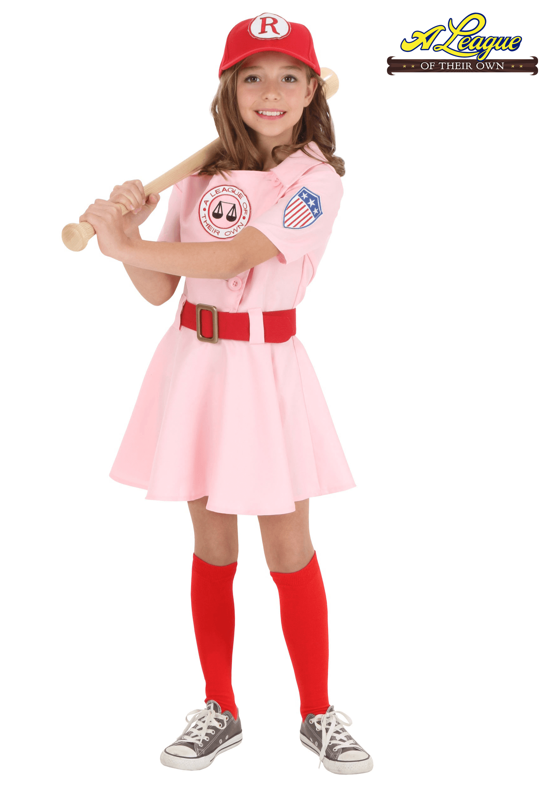 League of Their Own Baseball Uniform With Red Trim Sizes 2T 