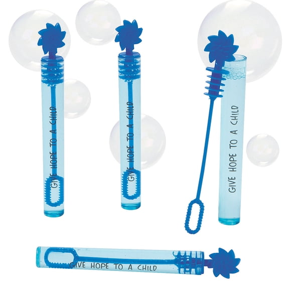 Child Abuse Awareness Bubble Bottles - Toys - 24 Pieces