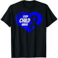 thumbnail image 1 of Child Abuse Awareness Tshirt Blue Ribbon Support Gift Shirt, 1 of 2