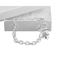 thumbnail image 1 of Child Abuse Heart Charm Chunky Link Style Bracelets, 1 of 2