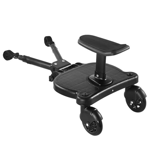 Child Auxiliary Trailer Pedal Twins Scooter Hitchhiker Kids Standing Plate