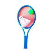 Child Badminton Tennis Racket Set Training Elastic Racquet