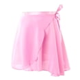 thumbnail image 1 of Child Ballet Dance Wrap Skirt Chiffon Wrap Over Scarf Overskirt With Waist Tie, 1 of 1