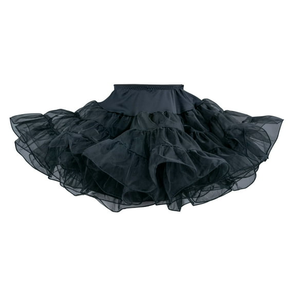 Hip Hop 50's Shop Girls Crinoline Petticoat Slip (Small Child Black)