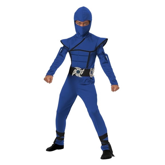 Child Blue Stealth Ninja Costume