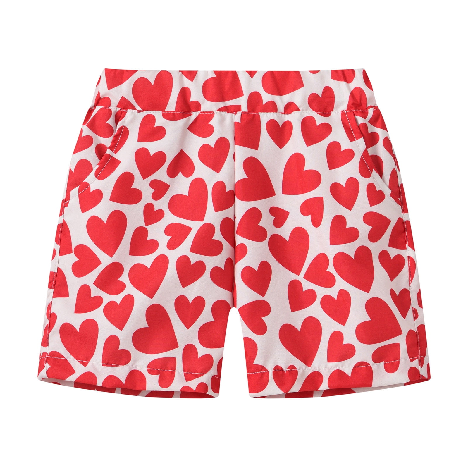 Child Boys Girls Casual Style Floral Printing Shorts Summer Hawaii