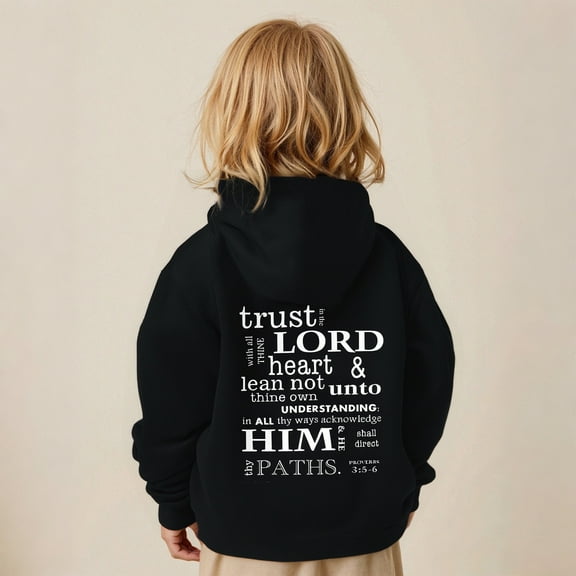 Child Boys Hoodies Jesus Loves You Hoodie Long Sleeve Graphic Hoodies Comfy Loose Pullover Top Christian Hoodies 4T Old Boy Clothes