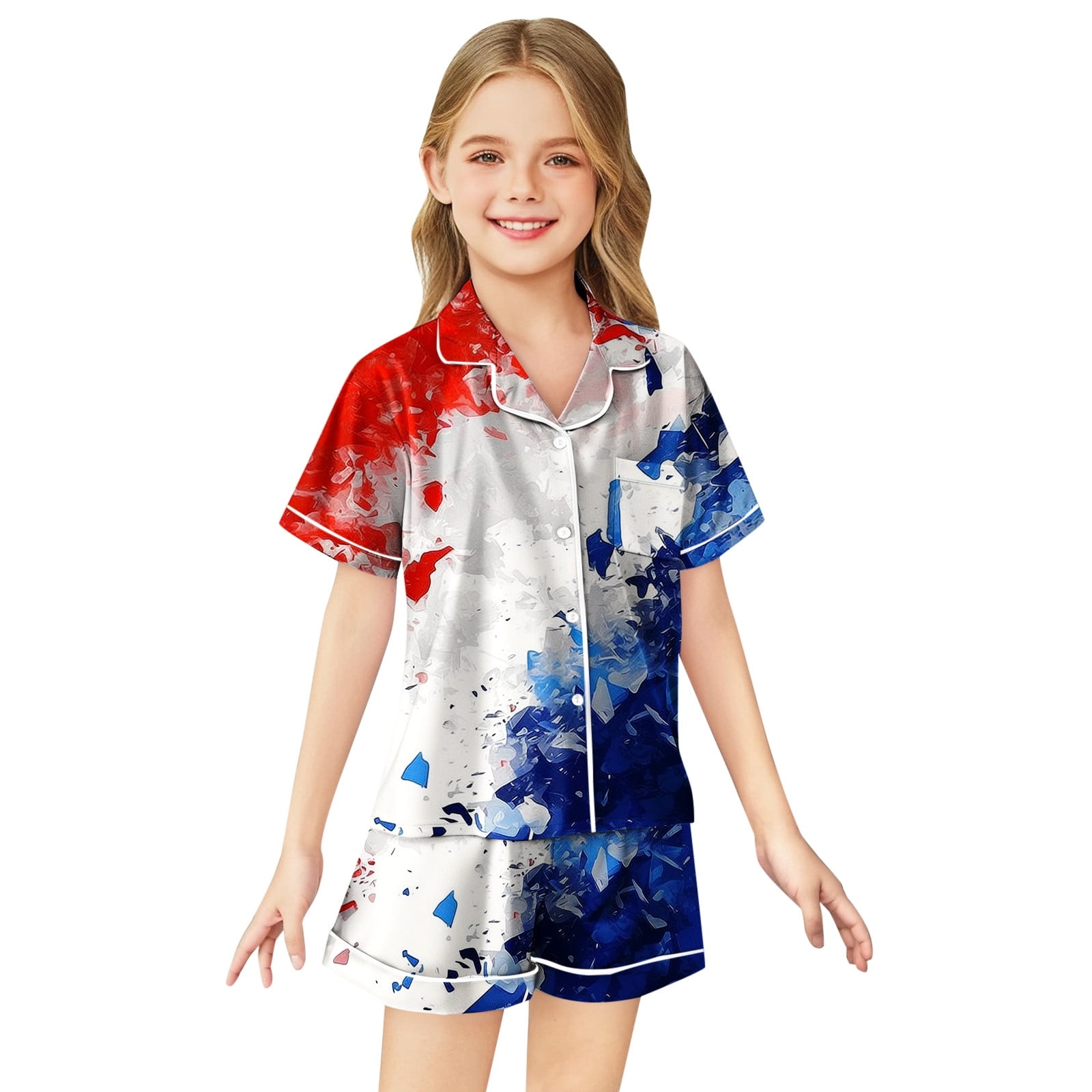 4th of july button down shirts boys
