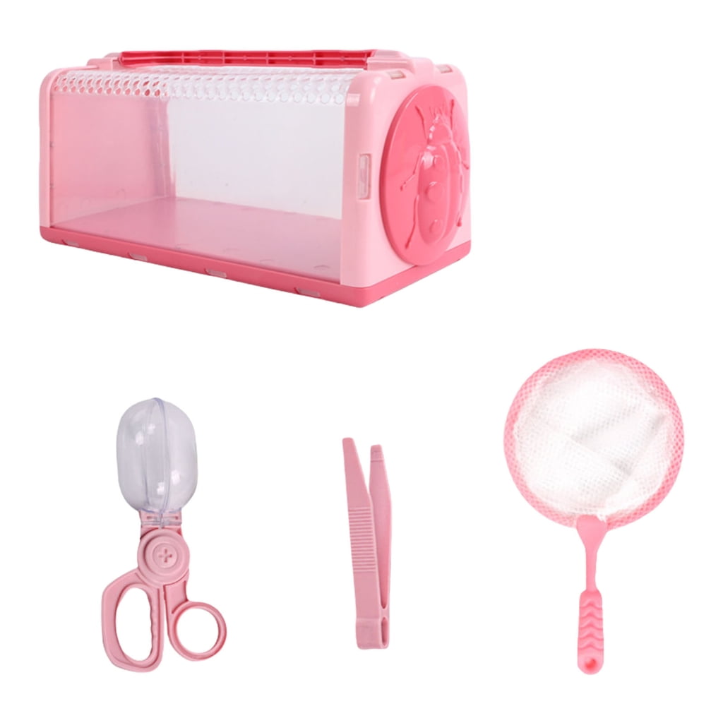 Child Catcher Box Observation Cage with Catching Net Collecting Box ...