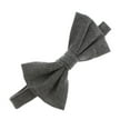 thumbnail image 1 of Child Chambray Adjustable Pre-Tied Bow Tie - Black, 1 of 5