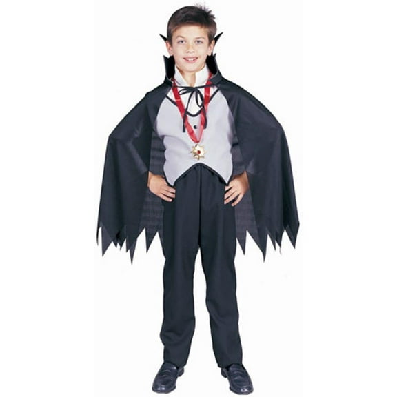Child Classic Vampire Costume~Medium 8-10 / Black