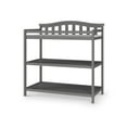 thumbnail image 1 of Child Craft Arch Top Changing Table with Pad & Safety Strap, 2 Storage Shelves, Anti-Tip Kit, Cool Gray, 1 of 7