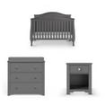 thumbnail image 1 of Child Craft Camden Crib, Dresser and Nightstand Nursery Set, 4-in-1 Convertible Crib, Matte White, 3-Piece, 1 of 9