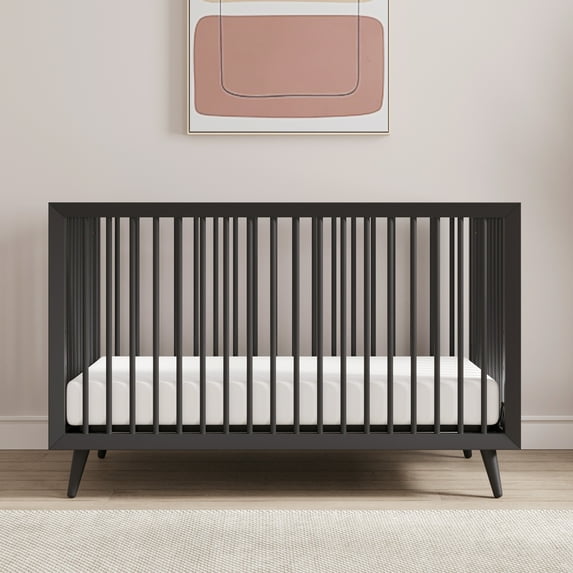 Child Craft Cranbrook 4-in-1 Convertible Baby Crib, Black Ebony