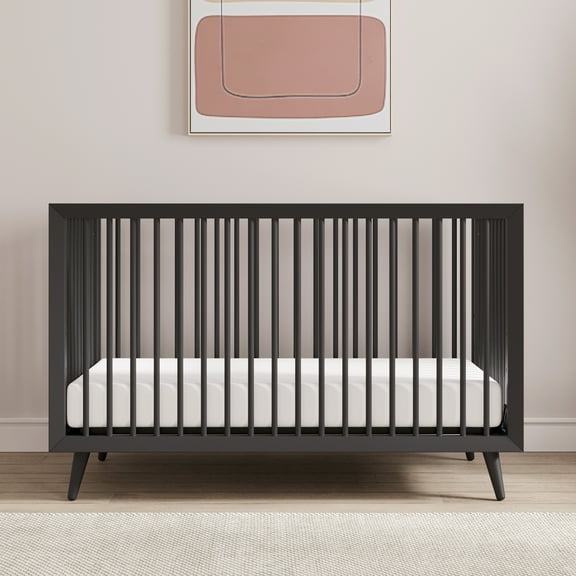 Child Craft Cranbrook 4-in-1 Convertible Baby Crib, Black Ebony