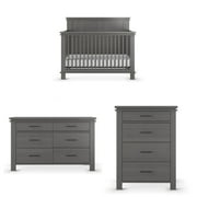 slim fit dress slacks Redmond 3 Drawer Dresser, Dapper Gray | Nursery Dresser main image 1