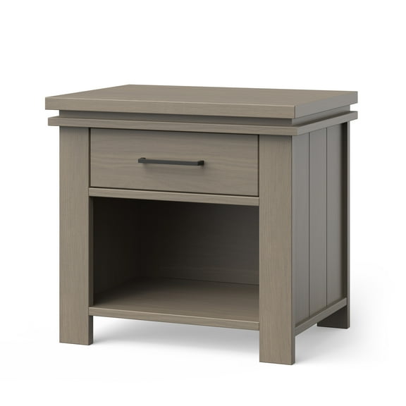 Child Craft Denman Nightstand, Crescent Gray