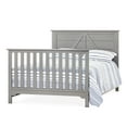 thumbnail image 1 of Child Craft Full-Size Bed Rail Conversion Kit, Converts 4-in-1 Crib to Bed, Pine Wood, Brushed Pebble, 1 of 3
