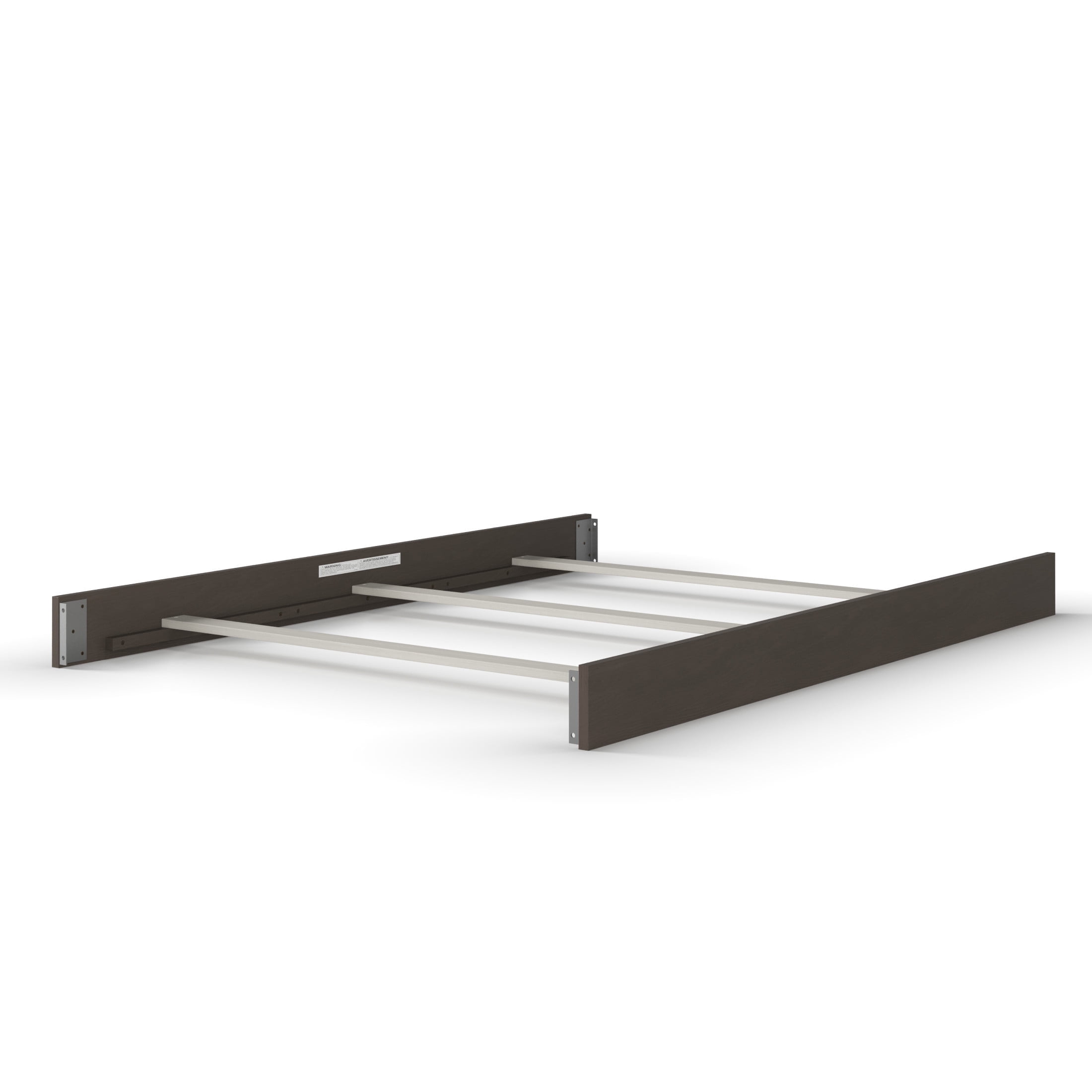 Child Craft Full-Size Bed Rail Conversion Kit, Converts 4-in-1 Crib to Bed, Solid Wood, Dapper Gray
