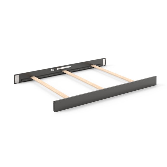 Child Craft Full-Size Bed Rail Conversion Kit, Converts 4-in-1 Crib to Bed, Solid Wood, Midnight Gray