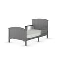 thumbnail image 1 of Child Craft Hampton Toddler Bed with Guard Rails, Arch Top, Low to Ground, Pine Wood, Cool Gray, 1 of 8