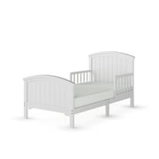 FOREVER ECLECTIC Child Craft Hampton Toddler Bed with Rails, Matte White