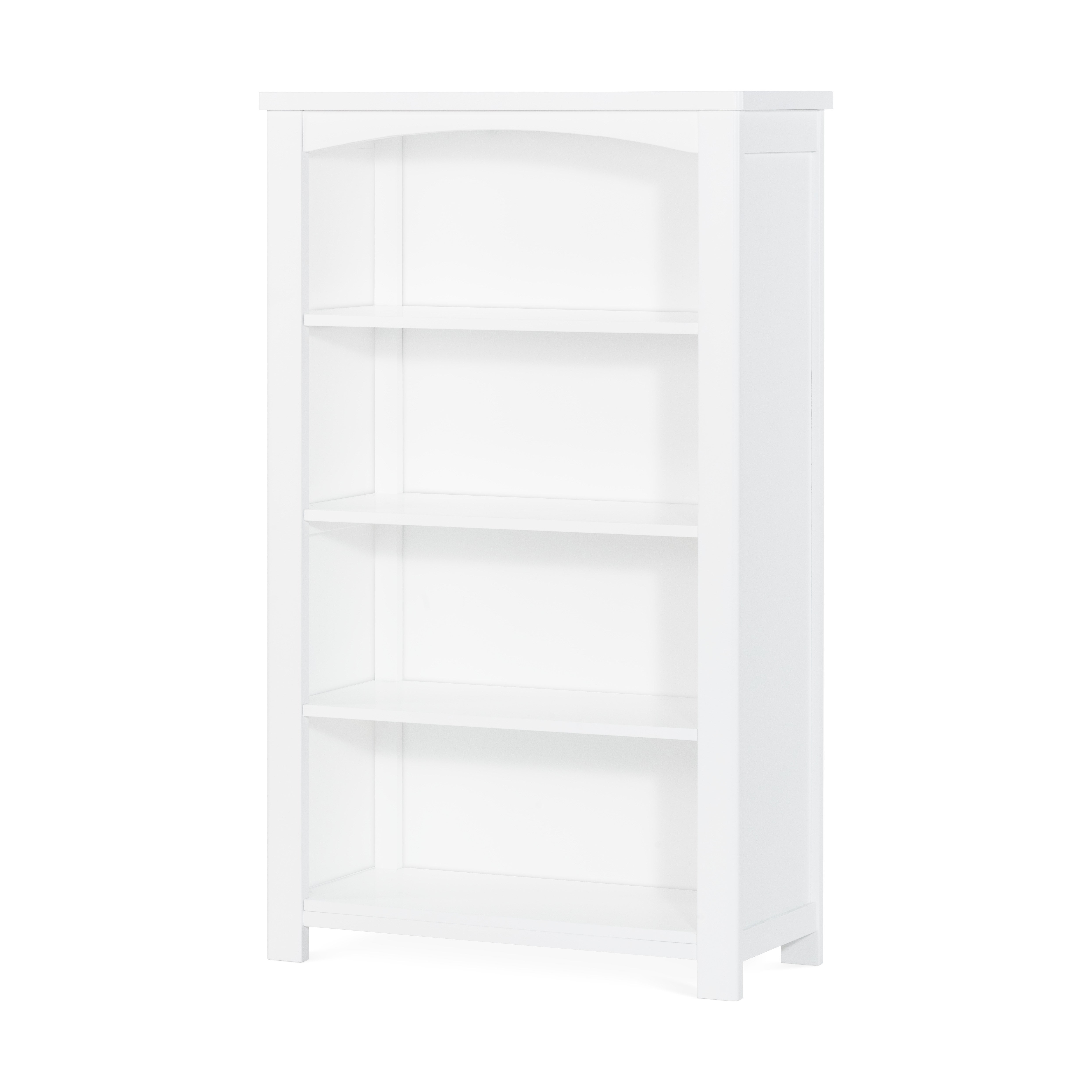 Harmony Matte White Adjustable Kids' Bookshelf for Toys and Books