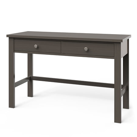 Child Craft Harmony Writing Computer Desk with Drawers, Multipurpose Bedroom or Office Writing Table with Storage Space, Small Wood Desk, 48 Inches (Dapper Gray)