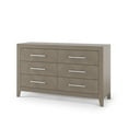 thumbnail image 1 of Child Craft Kieran 55" Interlocking 6-Drawer Double Dresser for Nursery or Bedroom, Anti-Tip Kit, Herringbone, Crescent Gray, 1 of 9