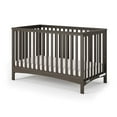 thumbnail image 1 of Child Craft London 4-in-1 Convertible Crib, Euro Arch Design, 3 Mattress Heights, Dapper Gray, 1 of 8