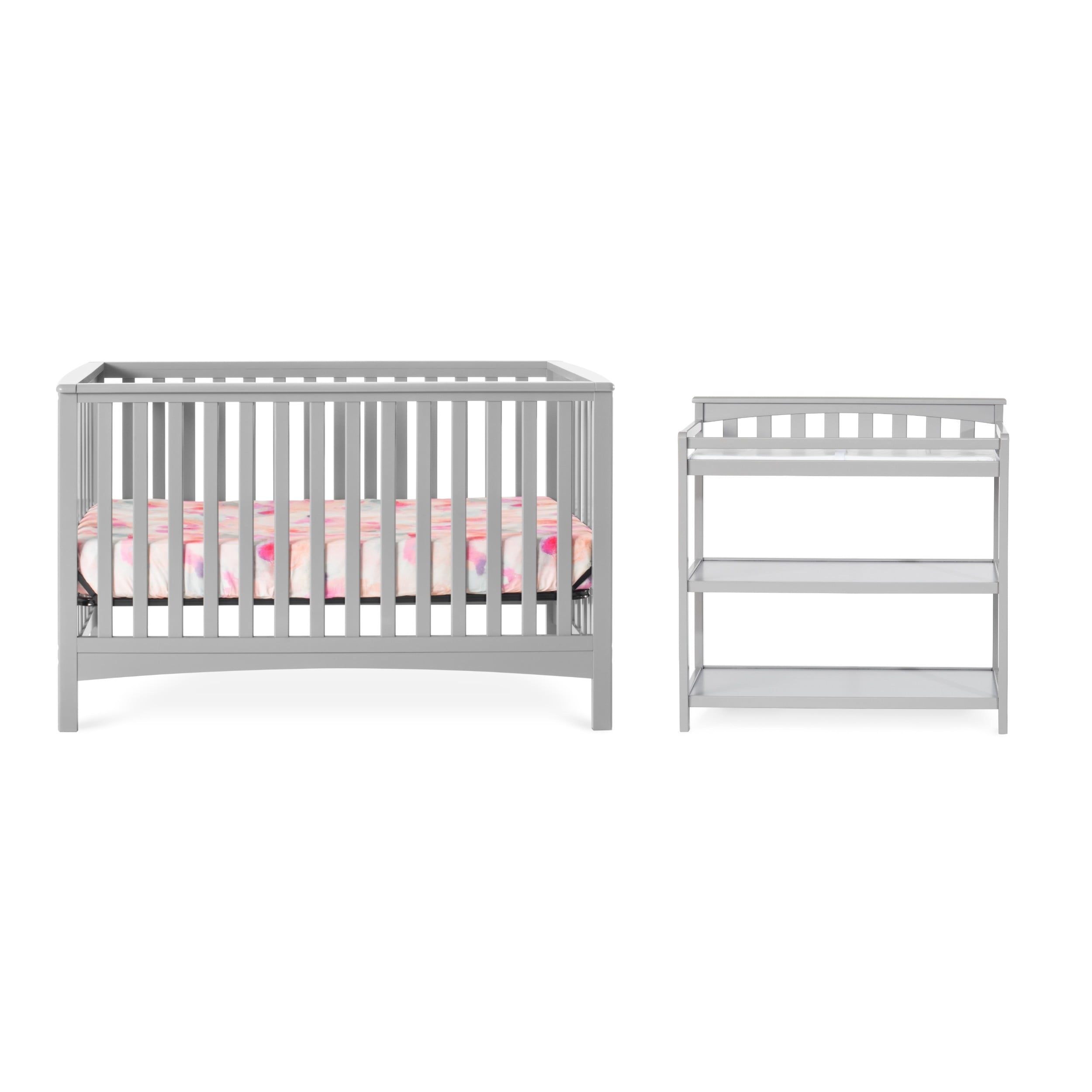 Child Craft London Crib and Changing Table Nursery Set, 2Piece