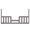 thumbnail image 1 of Child Craft  London Grey Toddler Guard Rail, 1 of 11