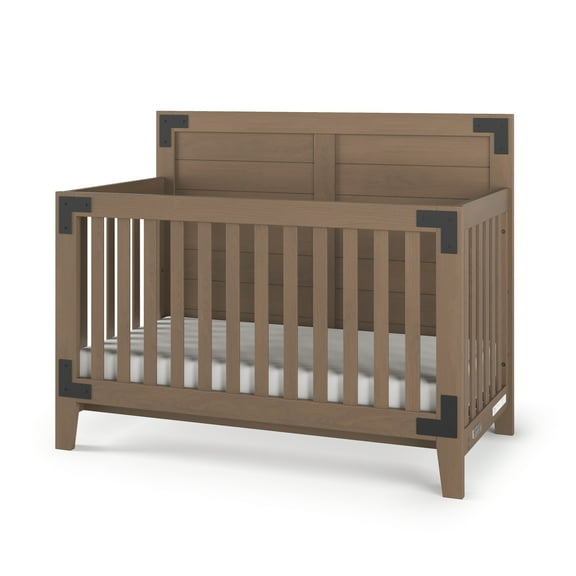 Child Craft Lucas 4-in-1 Convertible Baby Crib, Dusty Heather