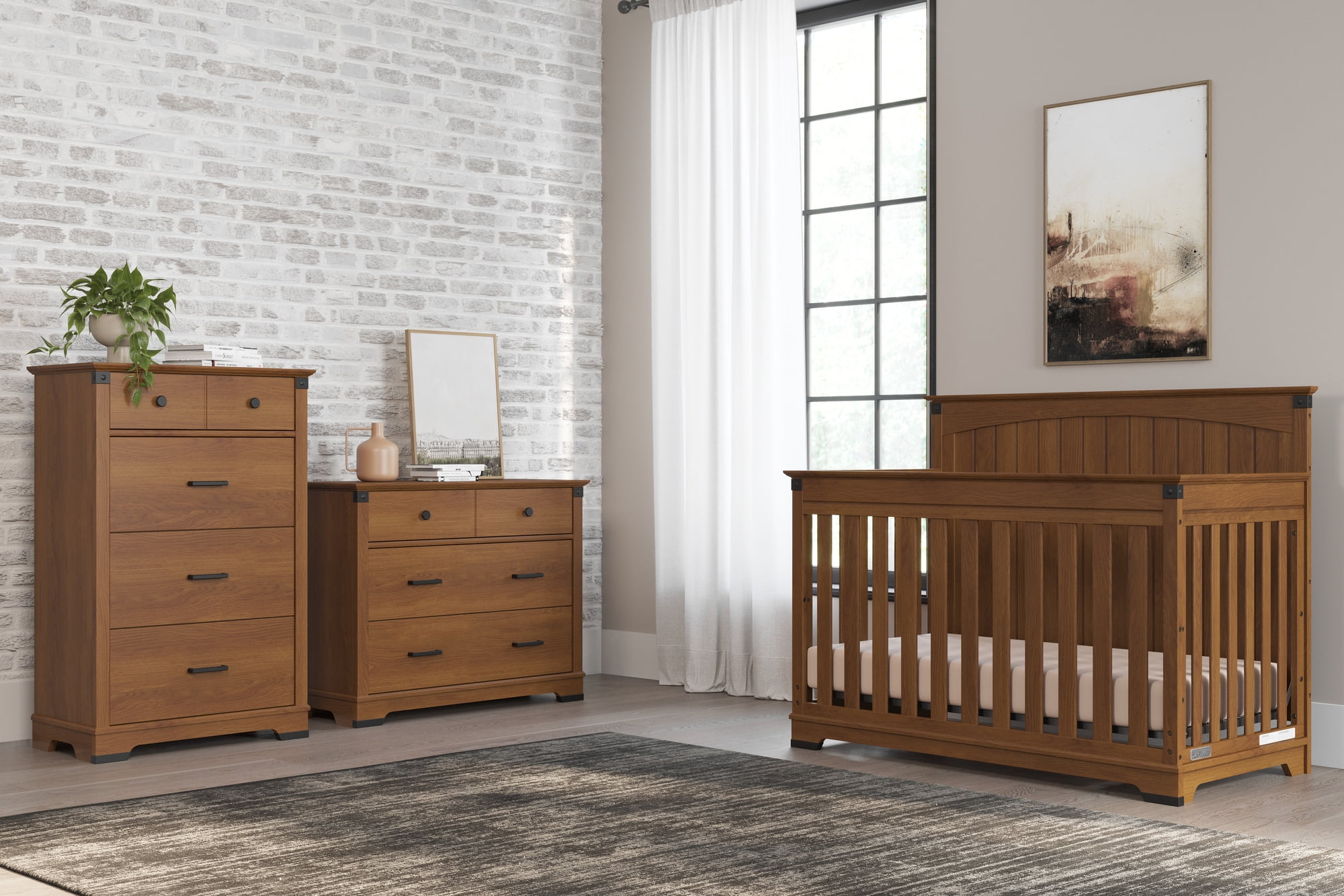 Child Craft Redmond 3Piece Baby Nursery Set with 4in1 Convertible