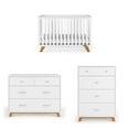 thumbnail image 1 of Child Craft SOHO Crib, Dresser & Chest Nursery Set, 4-in-1 Convertible Crib, White/Natural, 3-Piece, 1 of 8