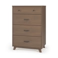thumbnail image 1 of Child Craft Soho 42" Interlocking 4-Drawer Chest for Nursery or Bedroom, Tip-Resistant, Modern Style, Dusty Heather, 1 of 8