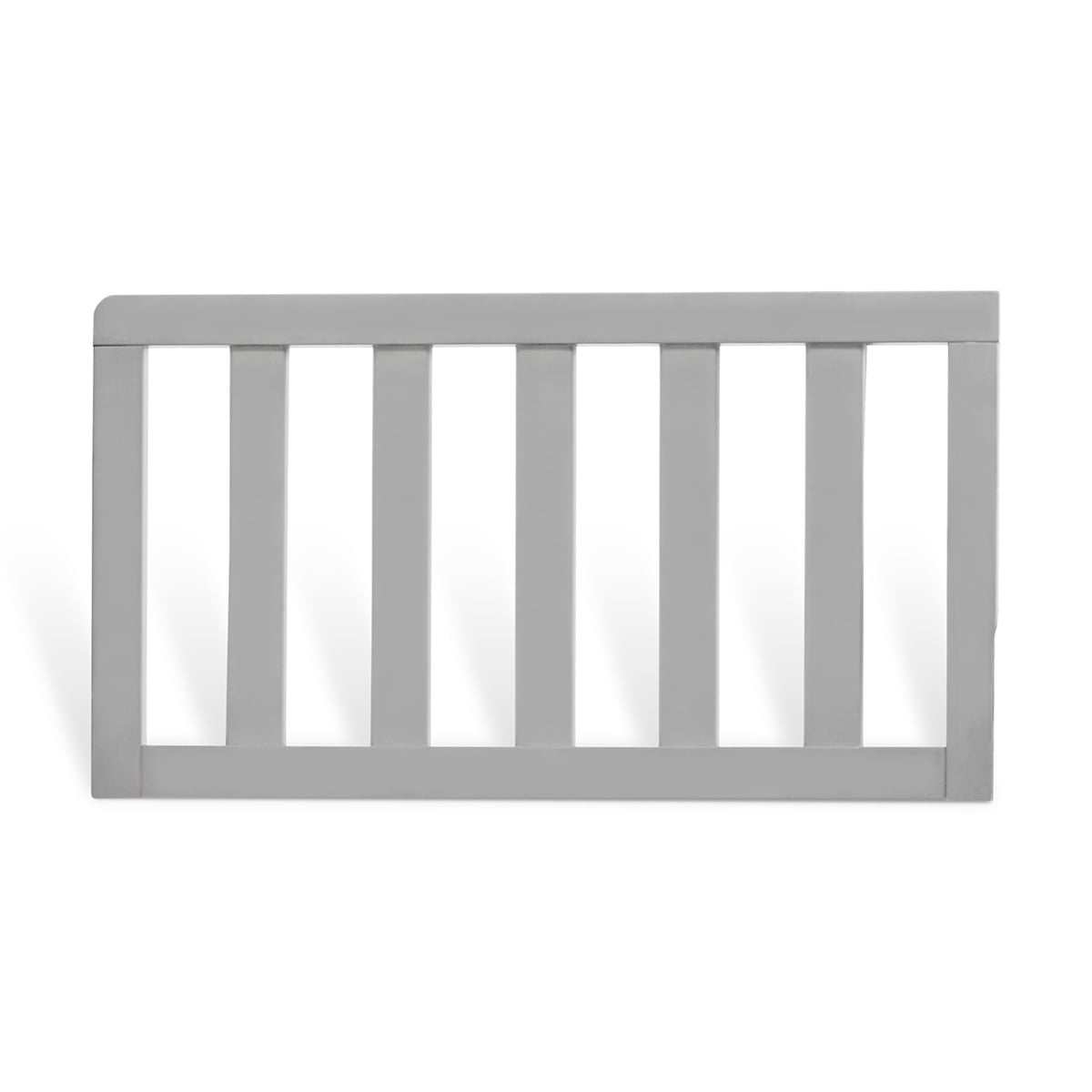 Child Craft Toddler Guard Rail for Crib Conversion, Fits London, Pine Wood Construction, Cool Gray