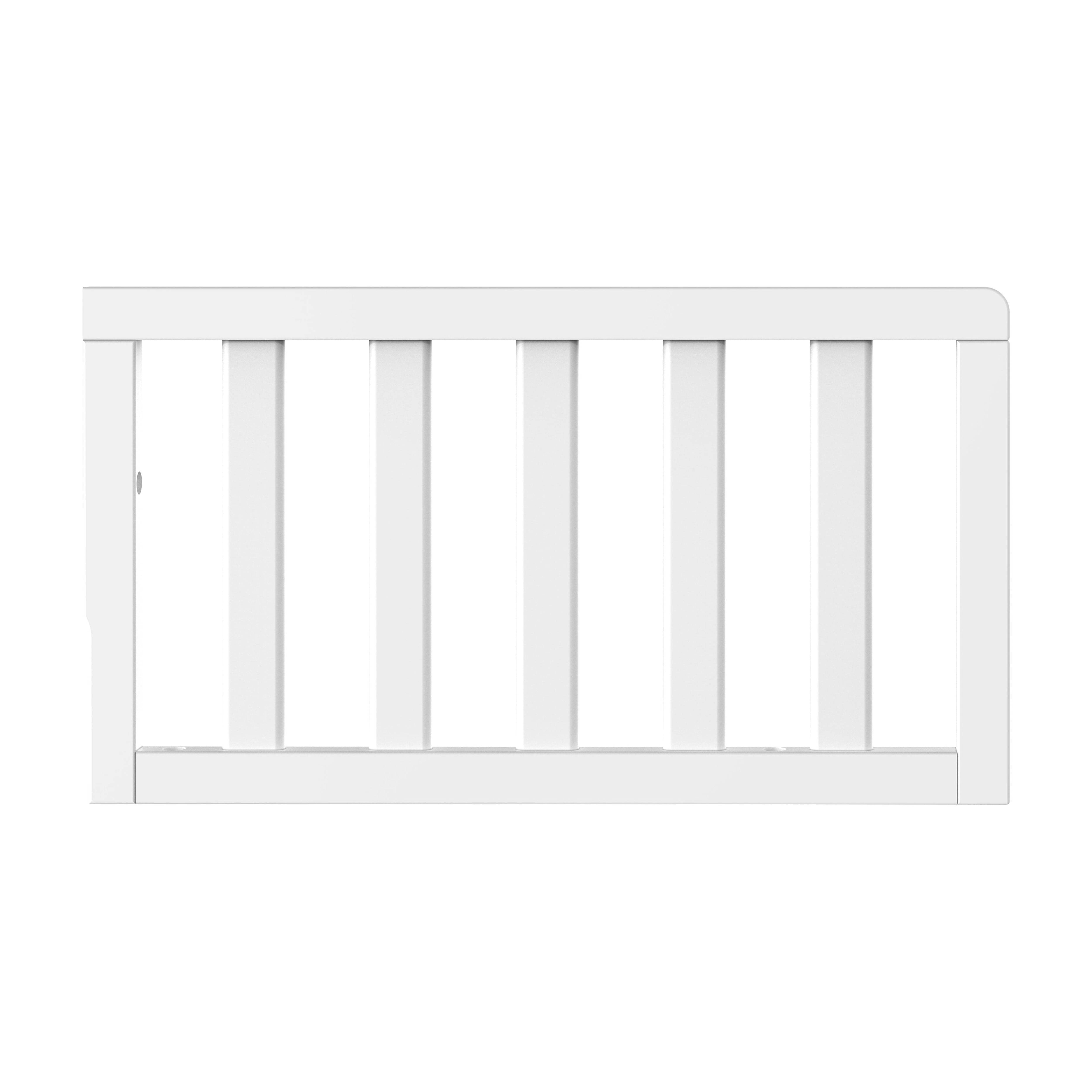 Child Craft Toddler Guardrail for Quincy, Rylan, Stella, Calder, Hampton, Sidney, London and Woodland Cribs, Matte White