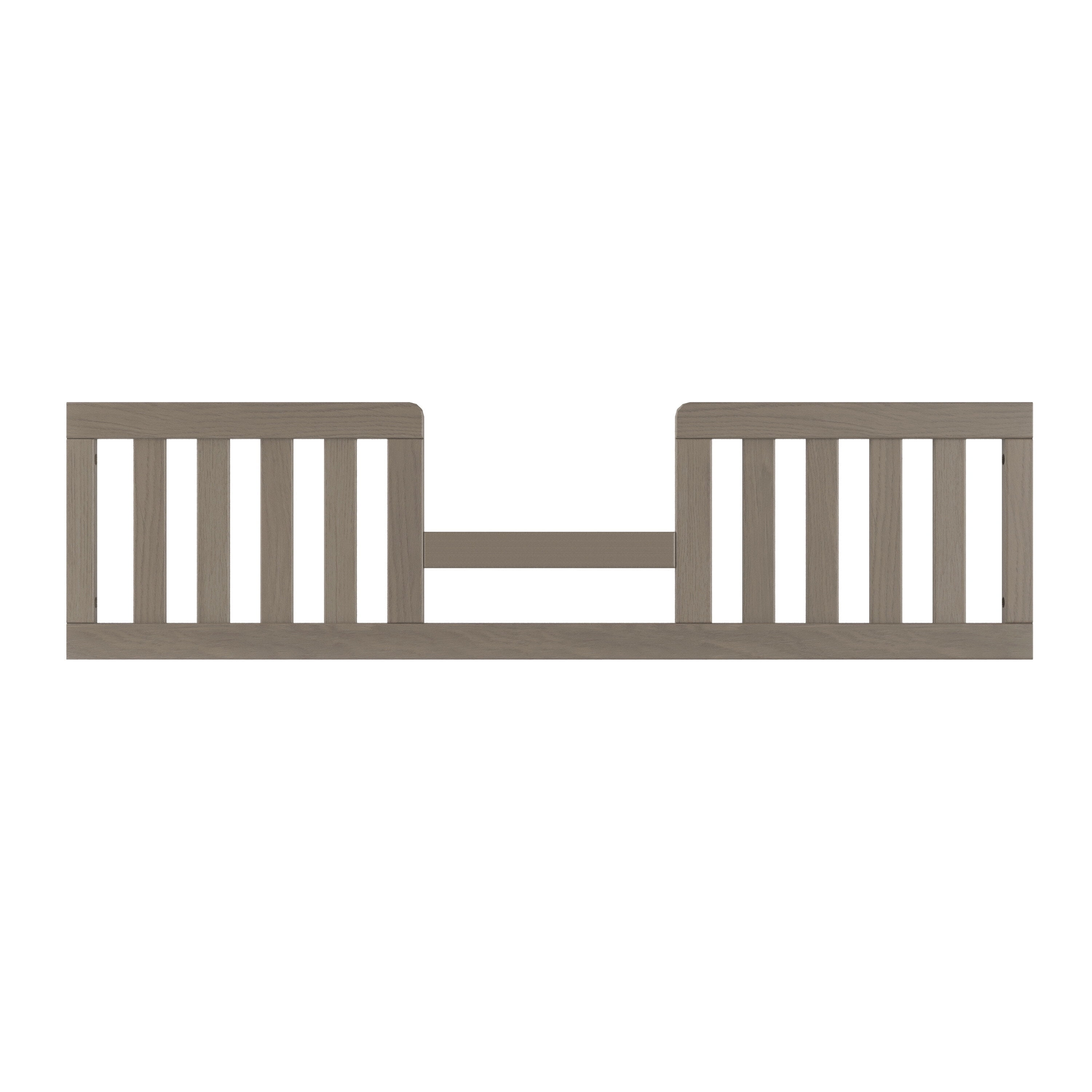 Child Craft Toddler Bed Guard Rail Converts Kieran Euro Crib into Toddler Bed, Made of Pinewood, Non-Toxic Finish (Crescent Gray)