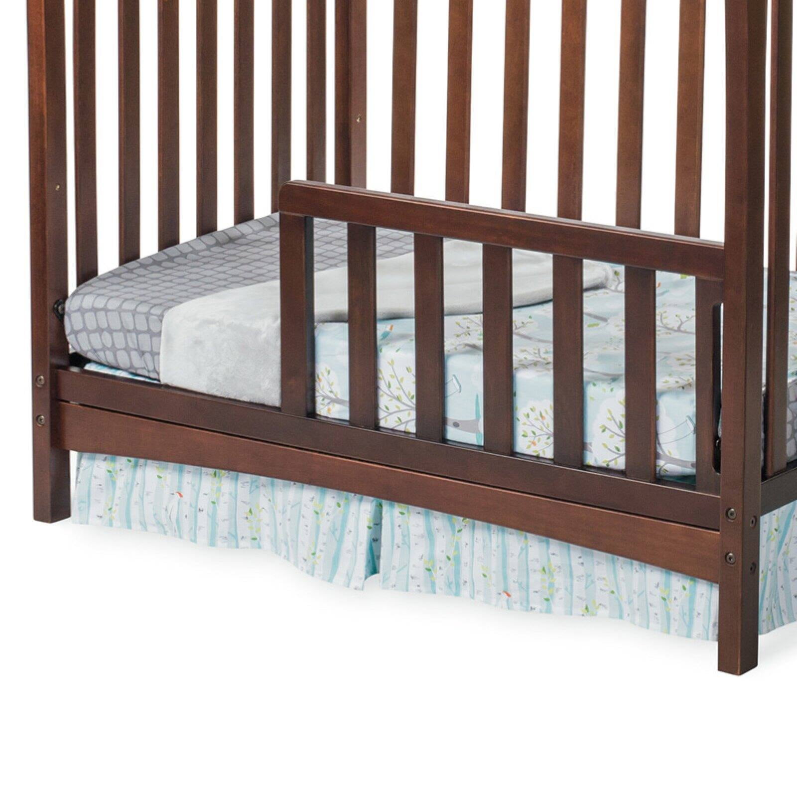 Child Craft Toddler Guard Rail for Ashton Mini Convertible Crib Select Cherry