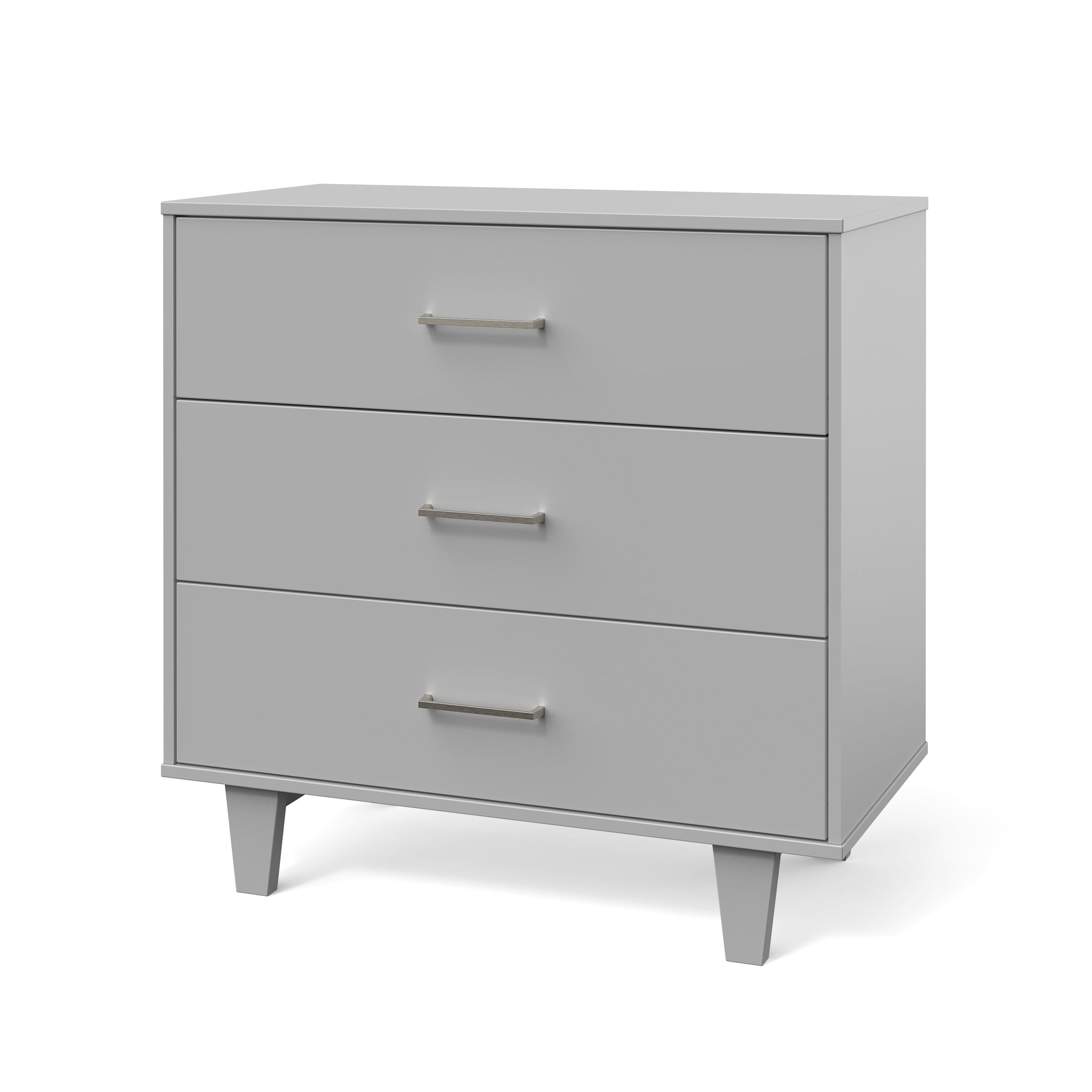 Child Craft Tremont 3-Drawer Dresser with Changing Table Topper, Anti-Tip Kit, Gentle Gray